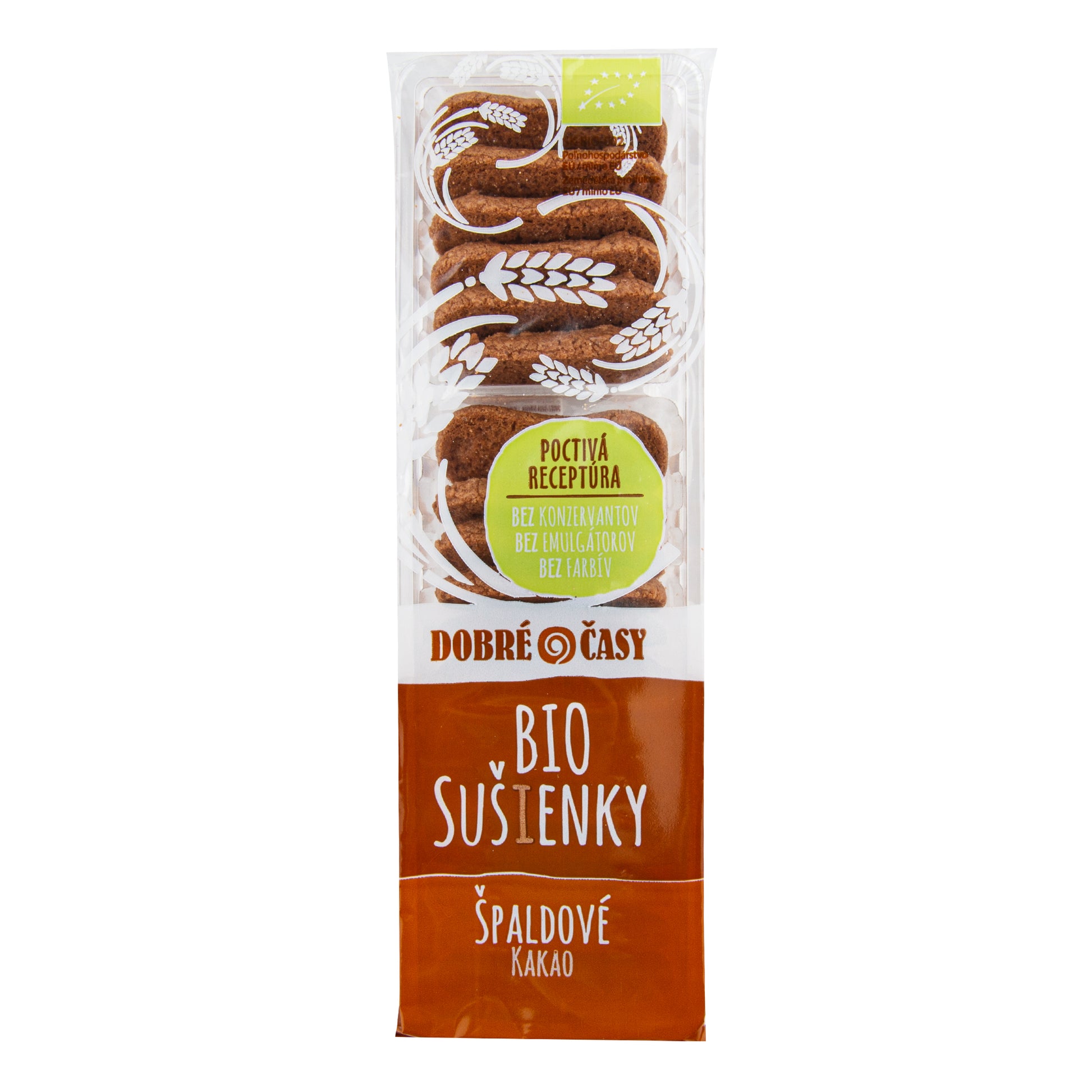 630116 Sušenky špaldové kakaové 100 g BIO   DOBRÉ ČASY-2