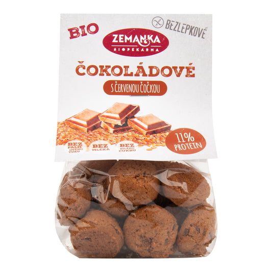 630166 Hrudky čočkové s kokosem a čokoládou bezlepkové 100 g BIO   ZEMANKA-1