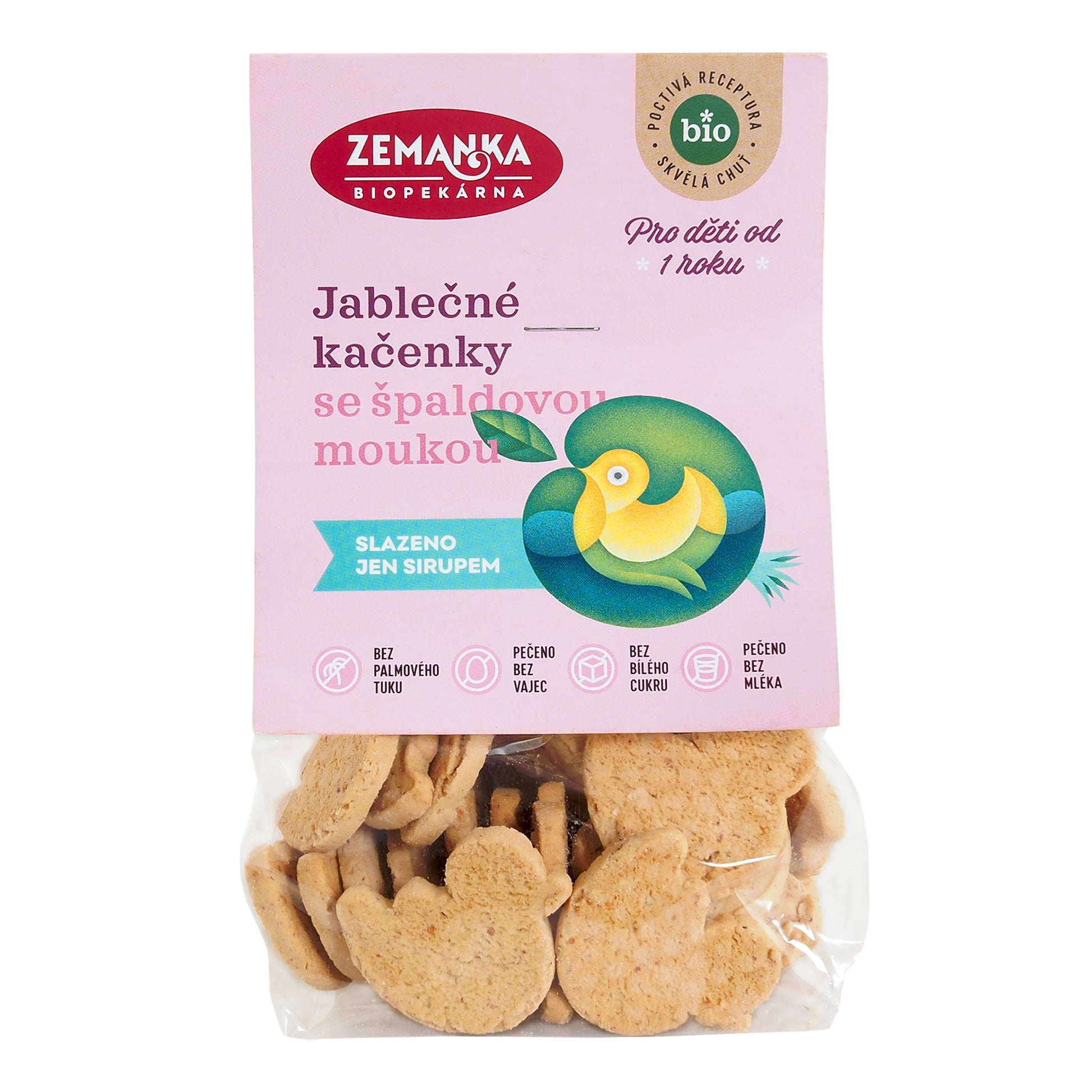 630179 Kačenky jablečné se špaldovou moukou 100 g BIO   ZEMANKA-3