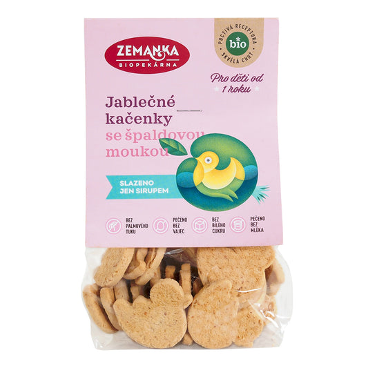 630179 Kačenky jablečné se špaldovou moukou 100 g BIO   ZEMANKA-3