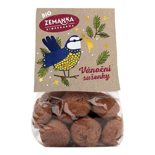 630243 Sušenky vánoční s vlašskými ořechy a kořením 100g BIO   ZEMANKA-1