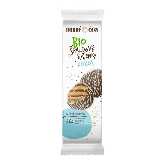 630257 Sušenky špaldové celozrnné kokosové 100 g BIO   DOBRÉ ČASY-1