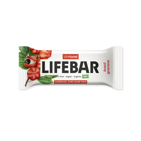 630288 Tyčinka Lifebar s para ořechy a guaranou 40 g BIO   LIFEFOOD-1