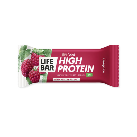 630290 Tyčinka Lifebar proteinová s malinami 40 g BIO   LIFEFOOD-1