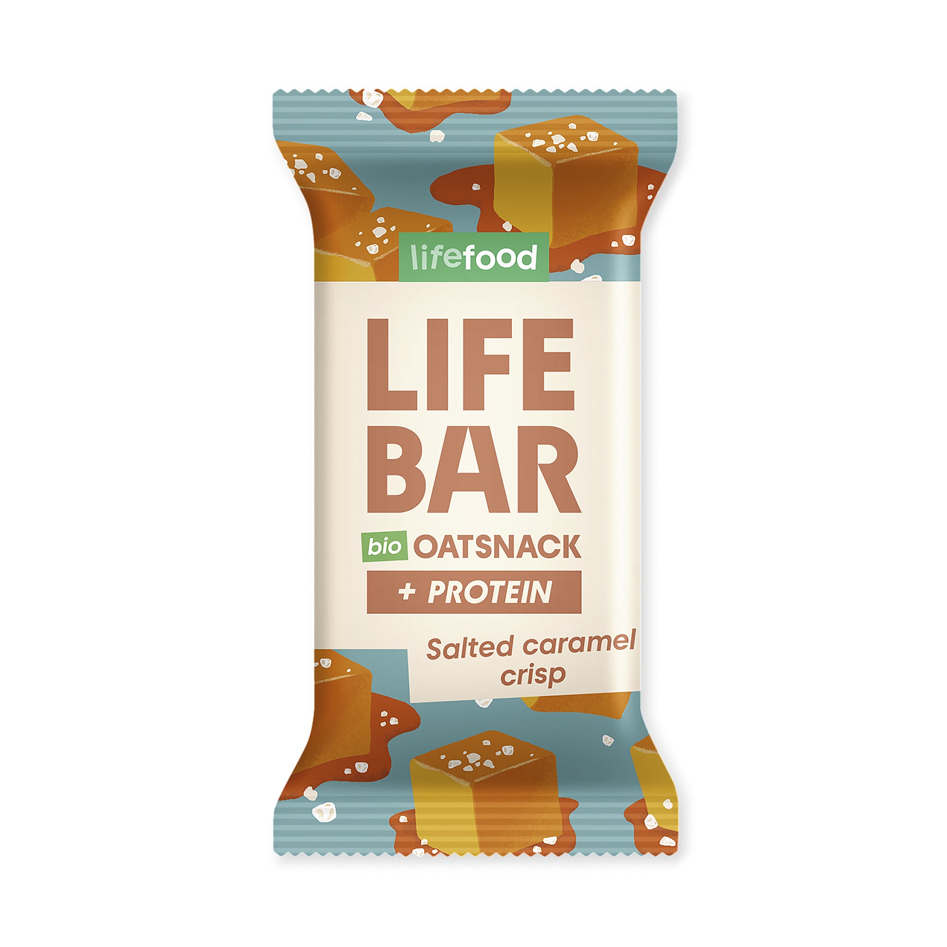 630303 Tyčinka Lifebar Oat Snack proteinová slaný karamel 40 g BIO    LIFEFOOD-1