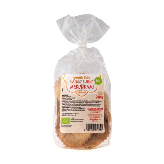 630351 Sušenky plněné meruňkami 200 g BIO   COUNTRY LIFE-1