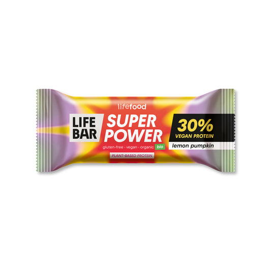 630381 Tyčinka Lifebar citronová Super Power 40 g BIO   LIFE FOOD-1