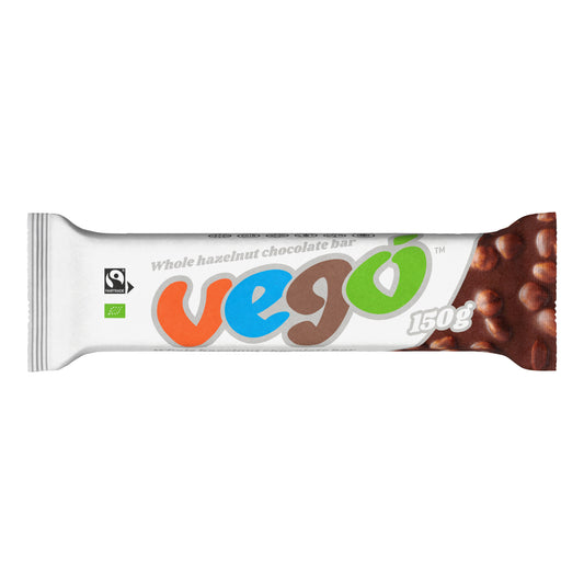 630386 Tyčinka čokoládová s lískovými ořechy 150 g BIO   VEGO-1