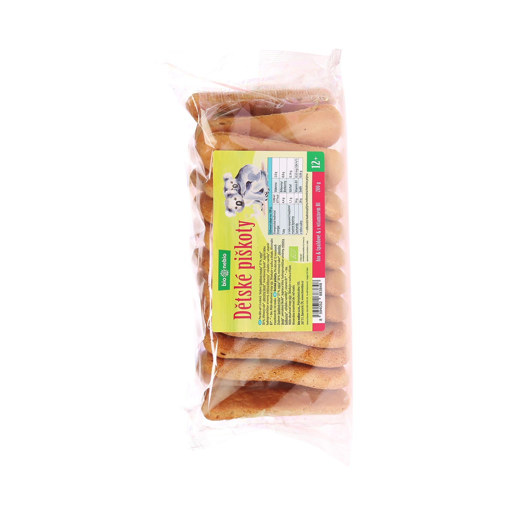 635194 Piškoty špaldové dětské 200 g BIO   BIO NEBIO-1