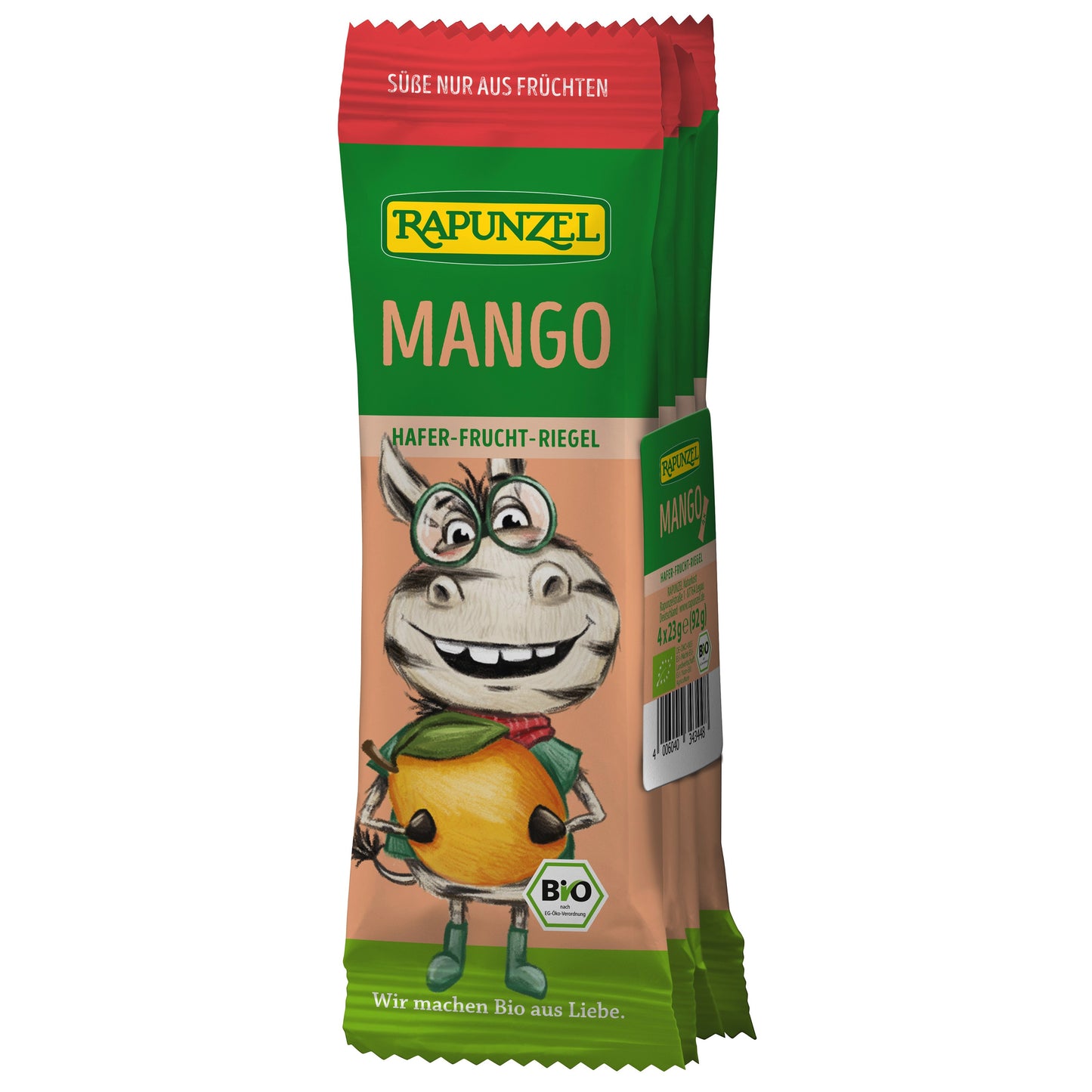 635206 Tyčinka dětská ovesná mango 4 x 23 g BIO   RAPUNZEL-1