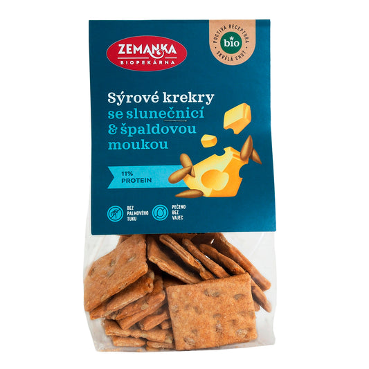 640020 Krekry se sýrem a slunečnicí 100 g BIO   ZEMANKA-2