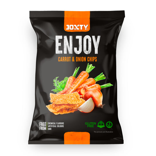 640038 Chipsy bramborové s mrkví a cibulí 40 g   JOXTY ENJOY CHIPS-1