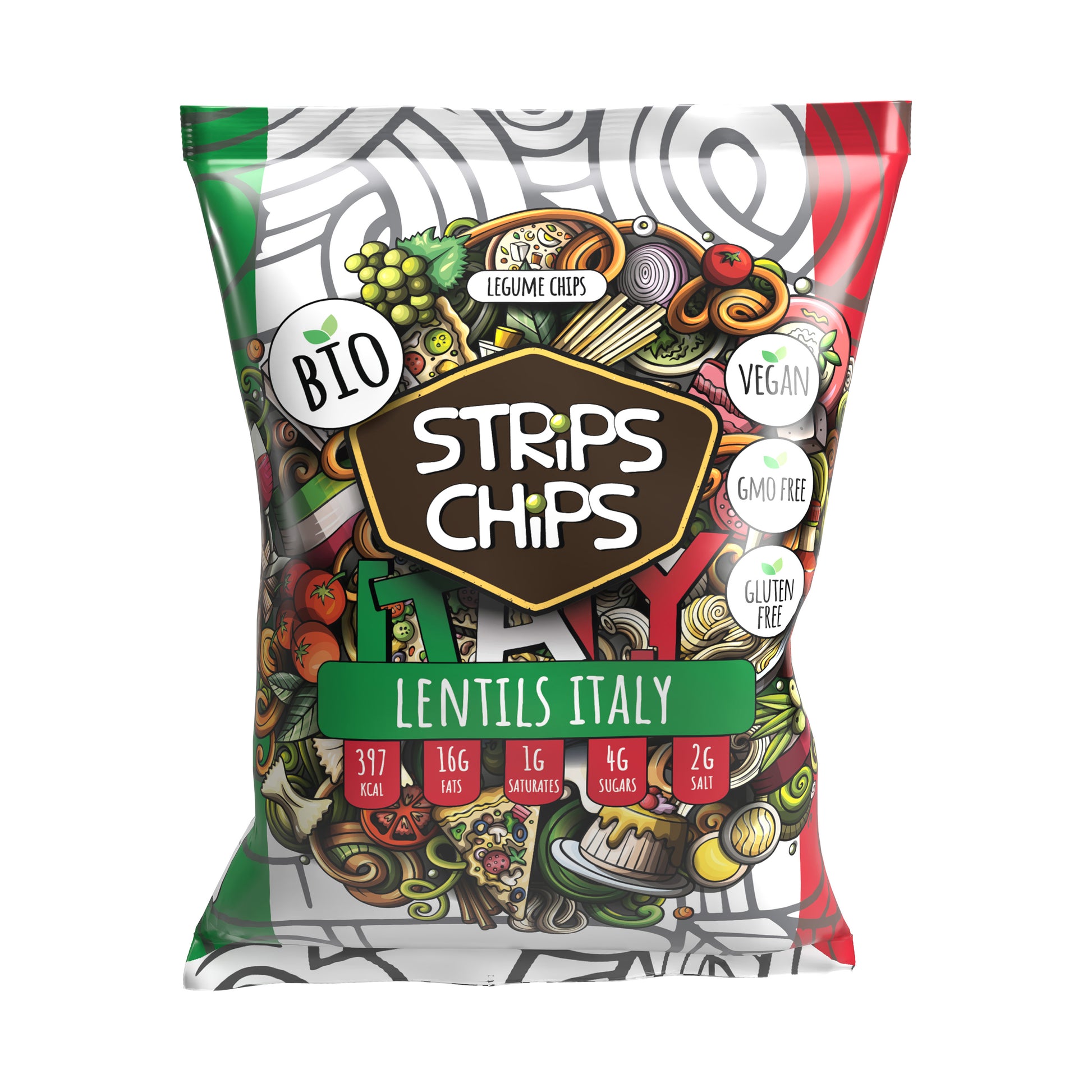 640072 Krekry luštěninové Italy 90 g BIO   STRIPS CHIPS-1
