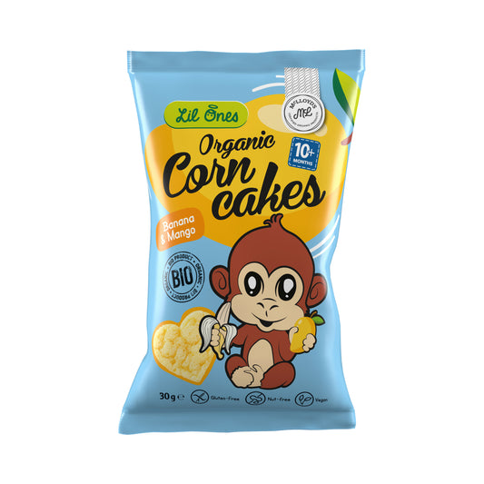 640077 Křupky kukuřičné Lil Ones banán a mango 30 g BIO   MCLLOYD´S-1