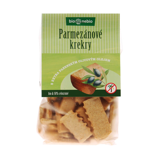 640107 Krekry parmezánové s olivovým olejem 130 g BIO   BIO NEBIO-1
