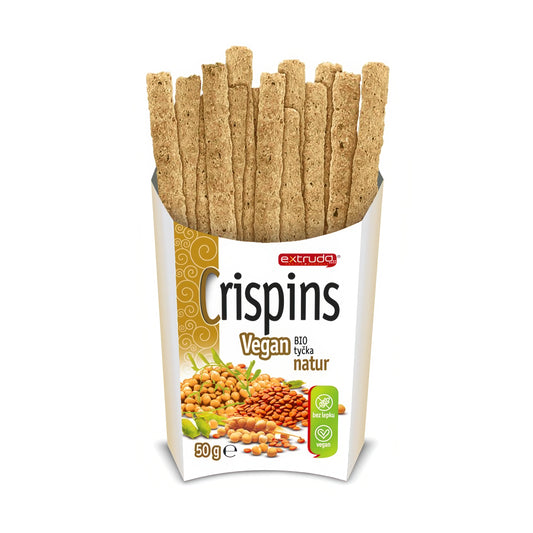 641032 Tyčinka Crispins Vegan natur 60 g BIO   EXTRUDO-1