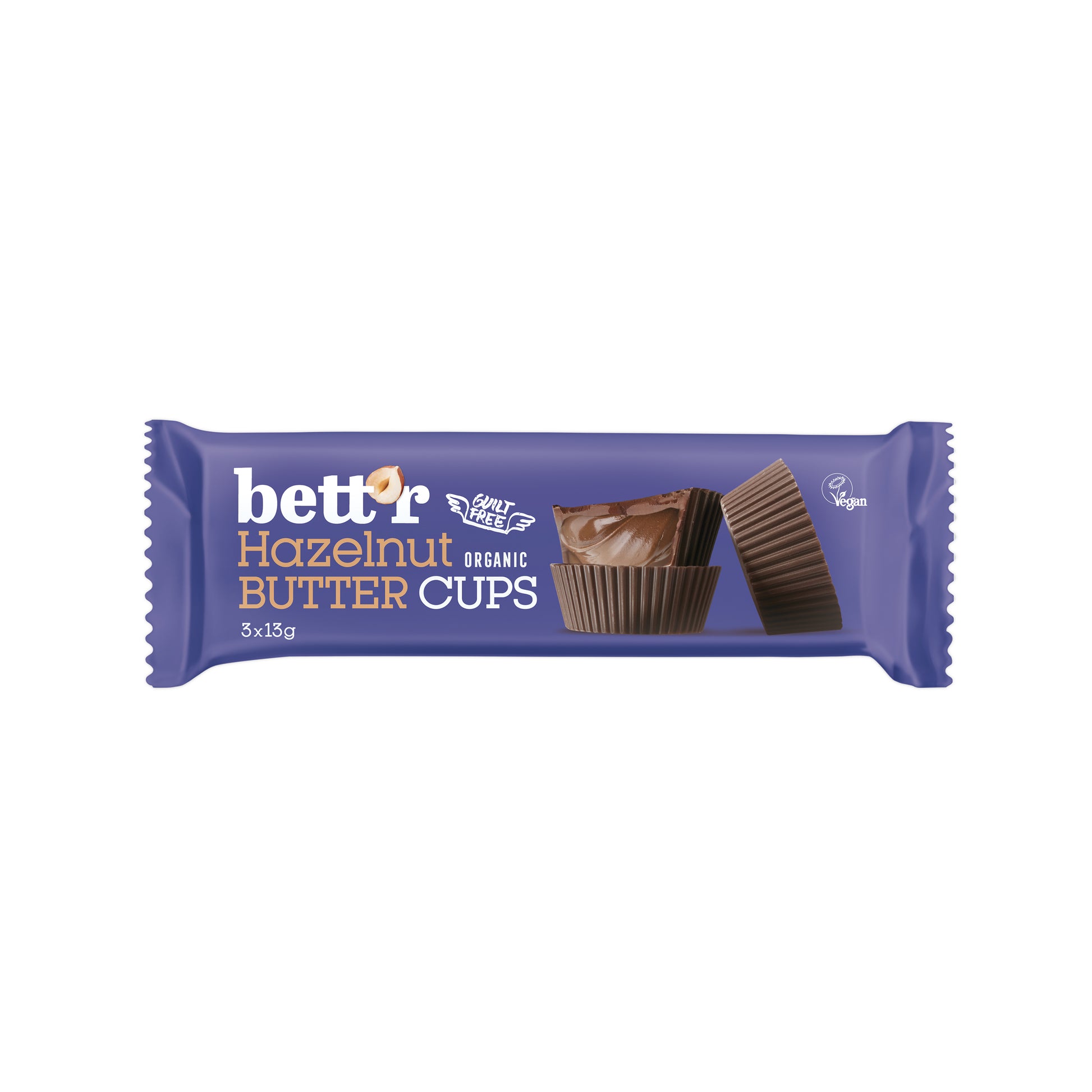 660158 Pralinky s lískooříškovým krémem veganské 3x13 g BIO   BETT´R-1