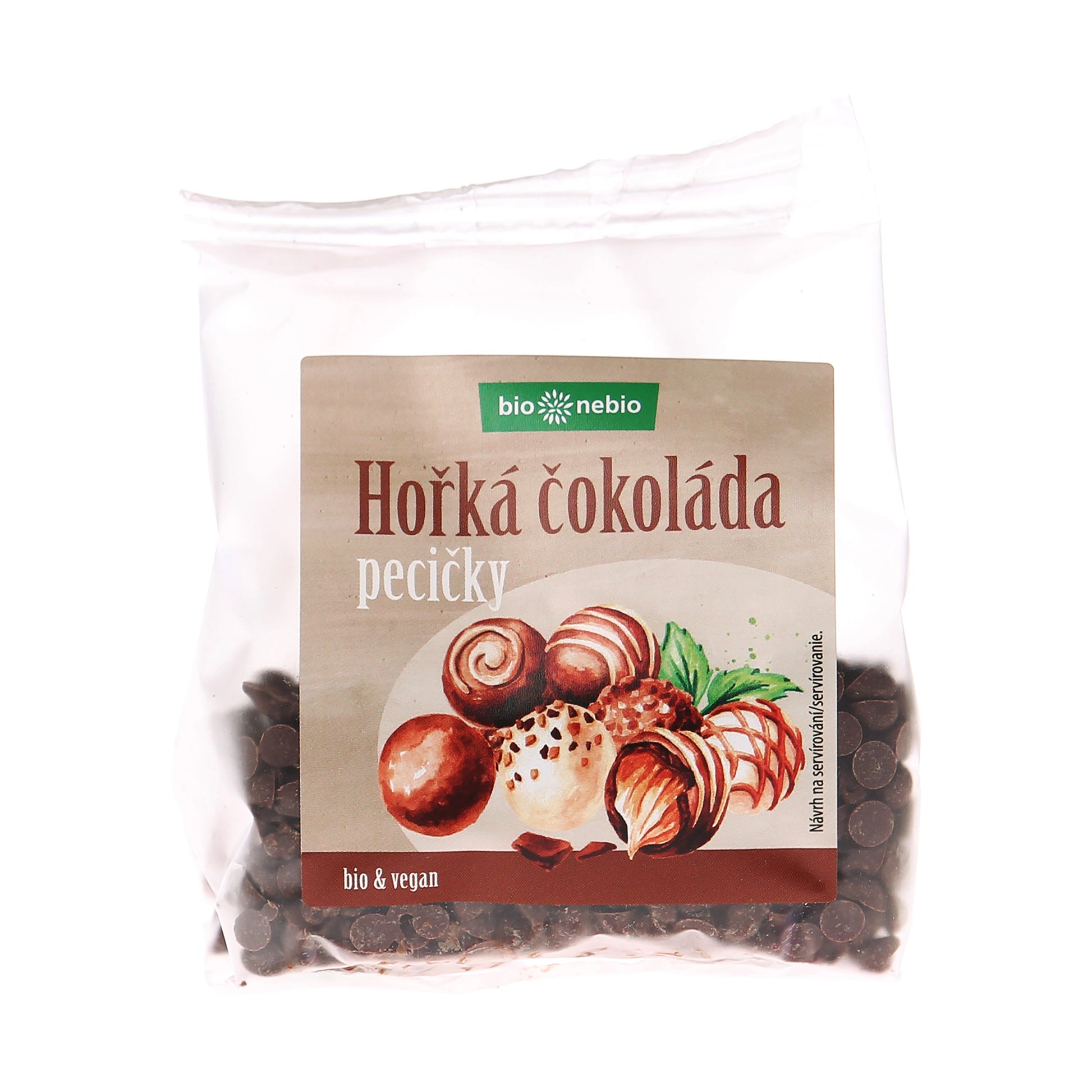 660181 Pecičky z hořké čokolády 3 kg BIO   BIO NEBIO-1
