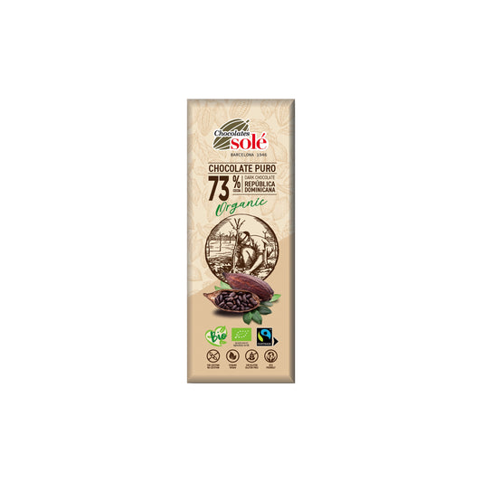 660194 Čokoláda hořká 73 % 25 g BIO   SOLÉ-1