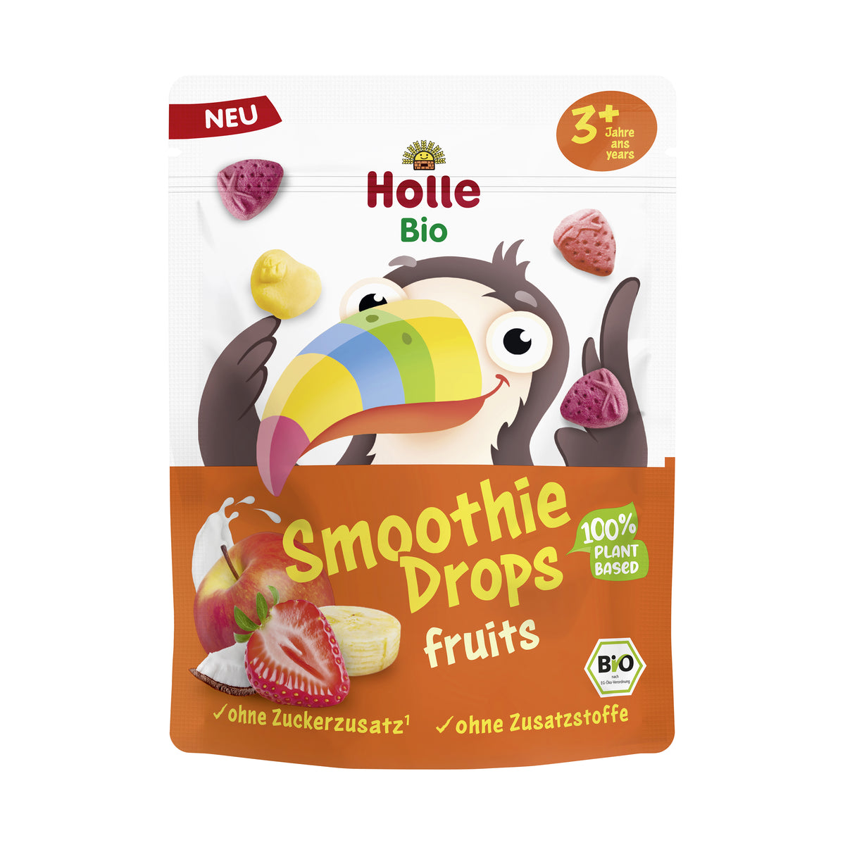 660232 Smoothie ovocné kousky dětské 15 g BIO   HOLLE