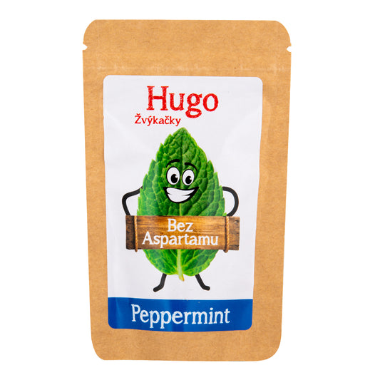 662169 Žvýkačky HUGO peppermint 45 g   VELEBA-1