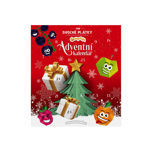662222 Kalendář adventní mix 24 x 10 g   OVOCŇÁK-1