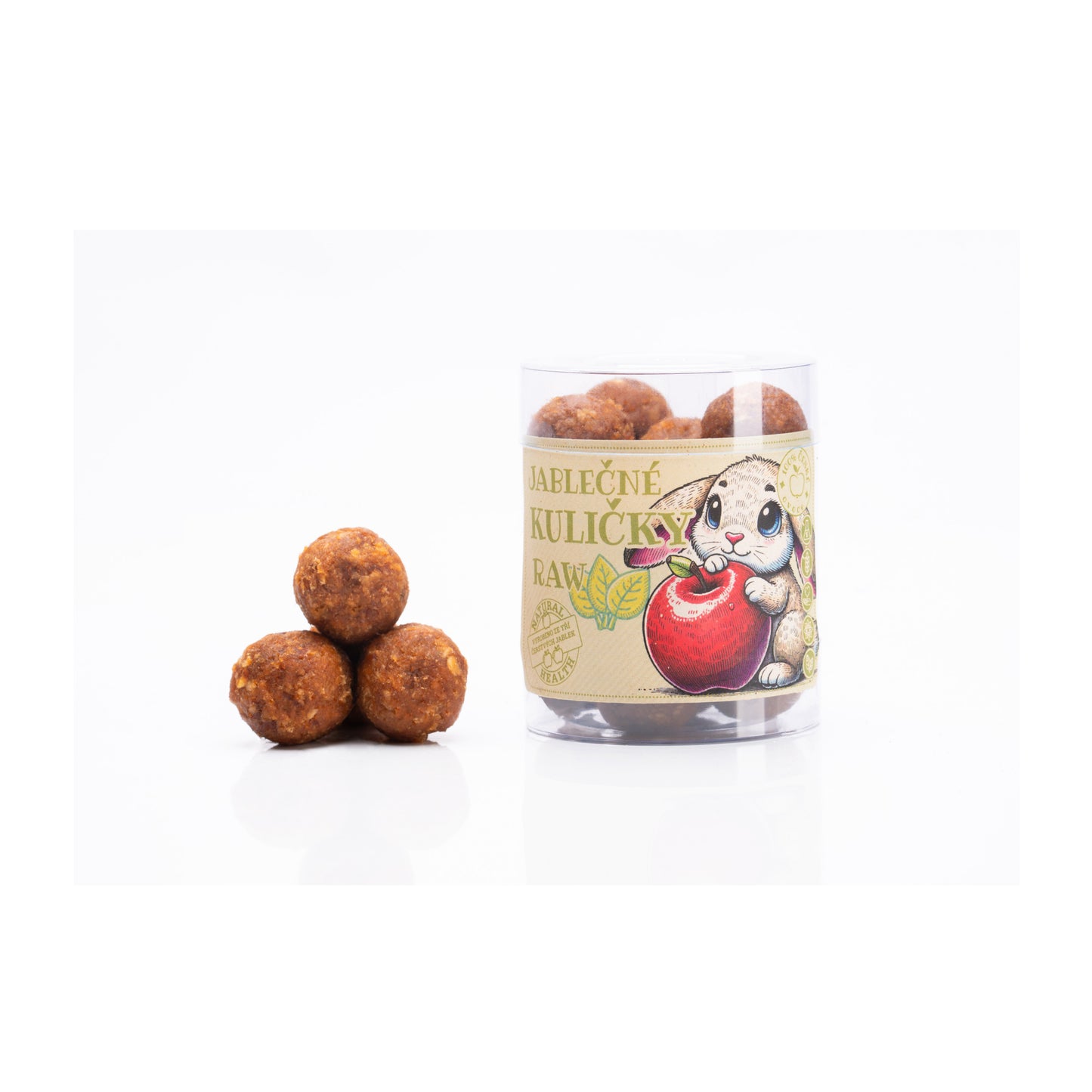 662244 Kuličky jablečné RAW 100 g   BIOPRODUKT JT-1