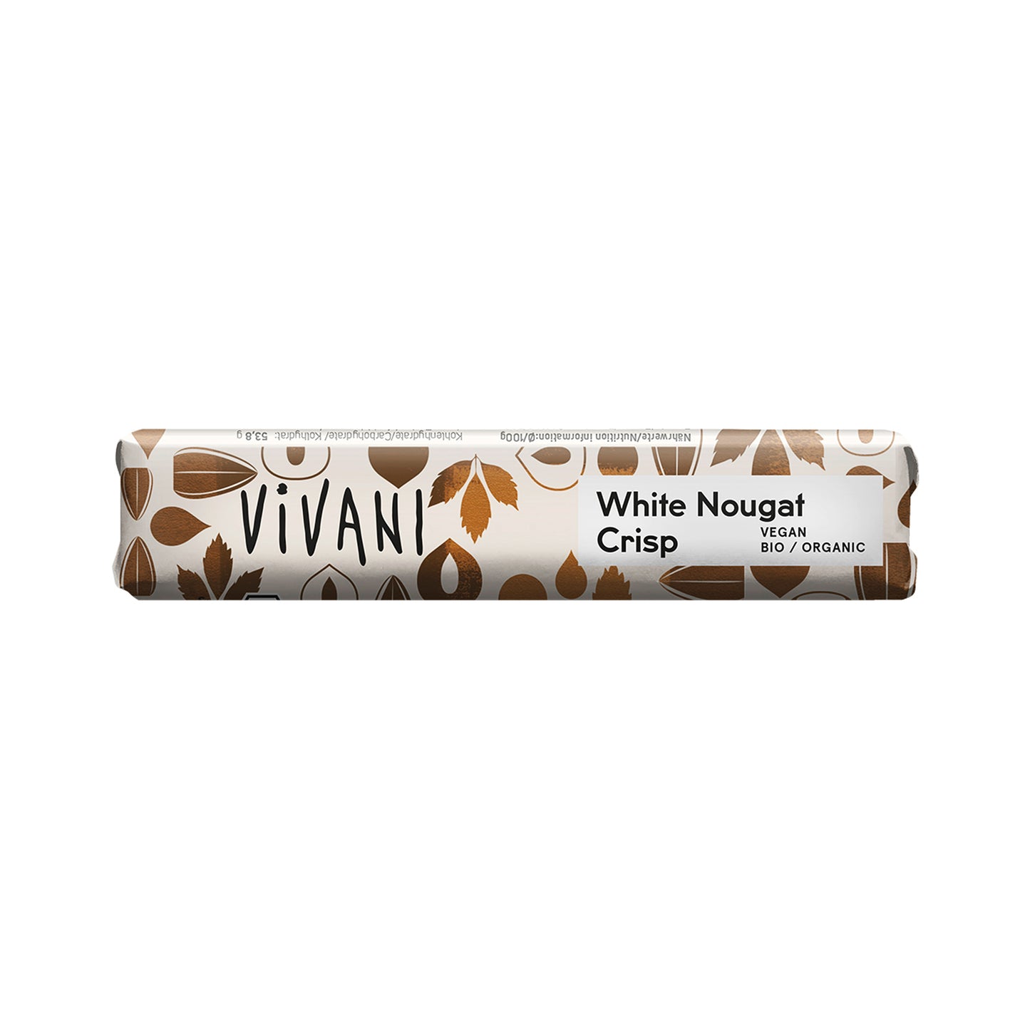 665177 Tyčinka bílý nugát s oříšky vegan 35 g BIO   VIVANI-1