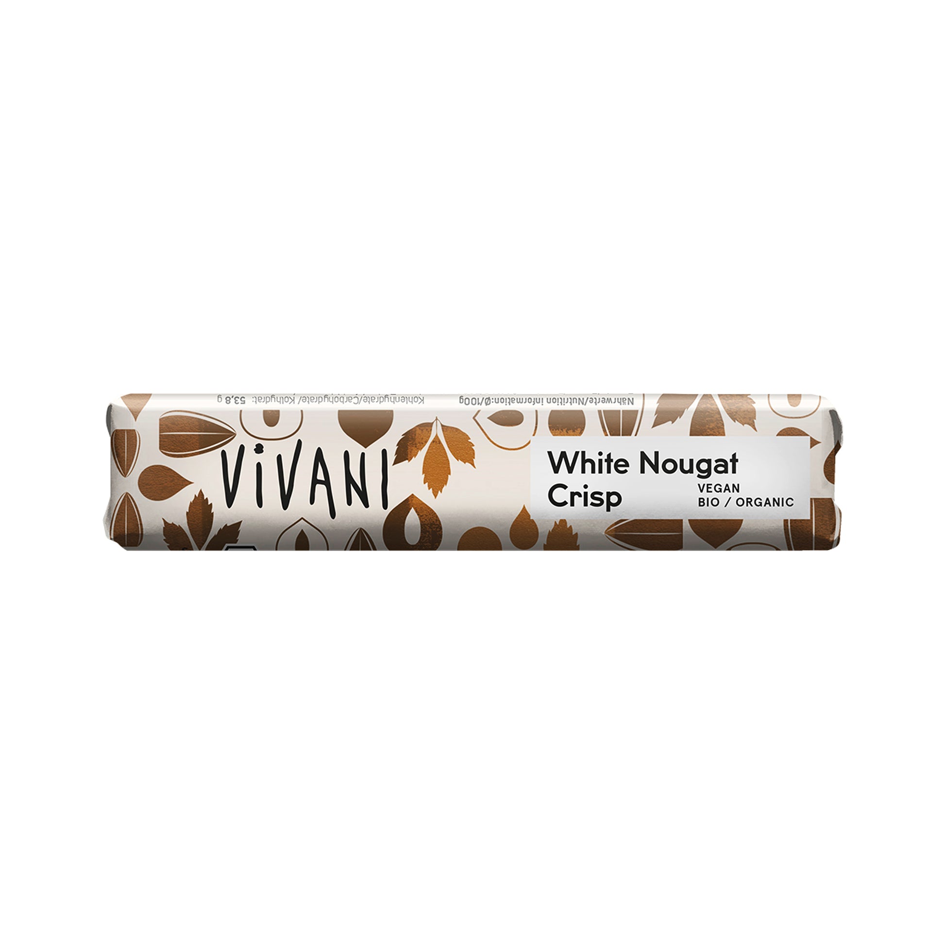 665177 Tyčinka bílý nugát s oříšky vegan 35 g BIO   VIVANI-1