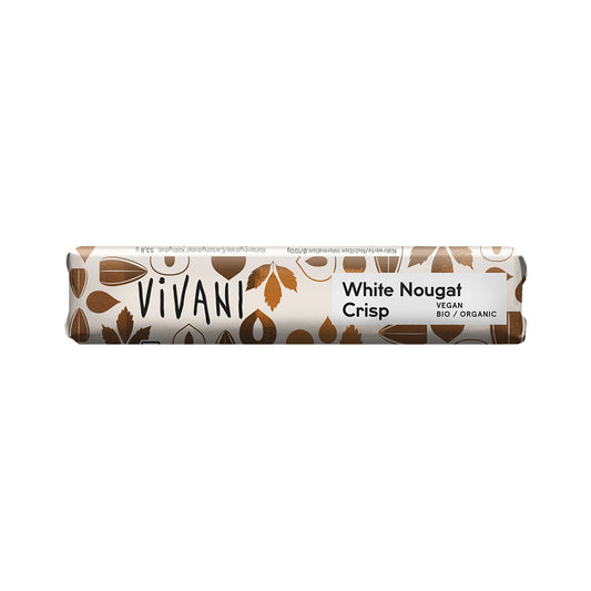 665177 Tyčinka bílý nugát s oříšky vegan 35 g BIO   VIVANI-1