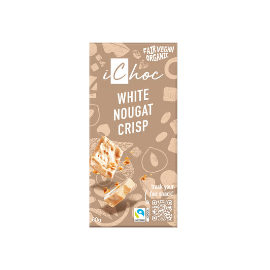 665187 Čokoláda bílý nugát s oříšky iChoc vegan 80 g BIO   VIVANI-1