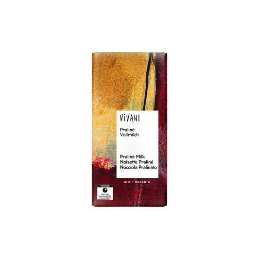 665203 Čokoláda mléčná praliné 100 g BIO   VIVANI-1