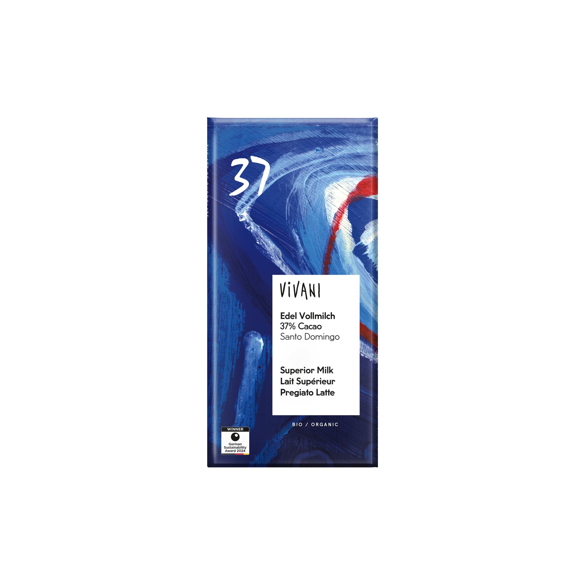665206 Čokoláda mléčná Santo Domingo 100 g BIO   VIVANI-1