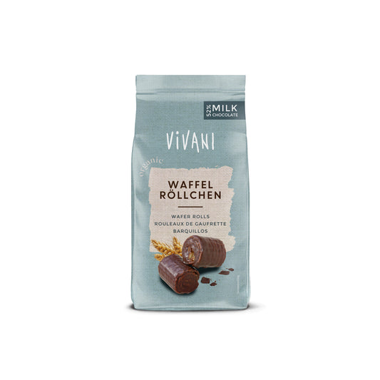 665226 Rolky oplatkové v mléčné čokoládě 125 g BIO   VIVANI-1