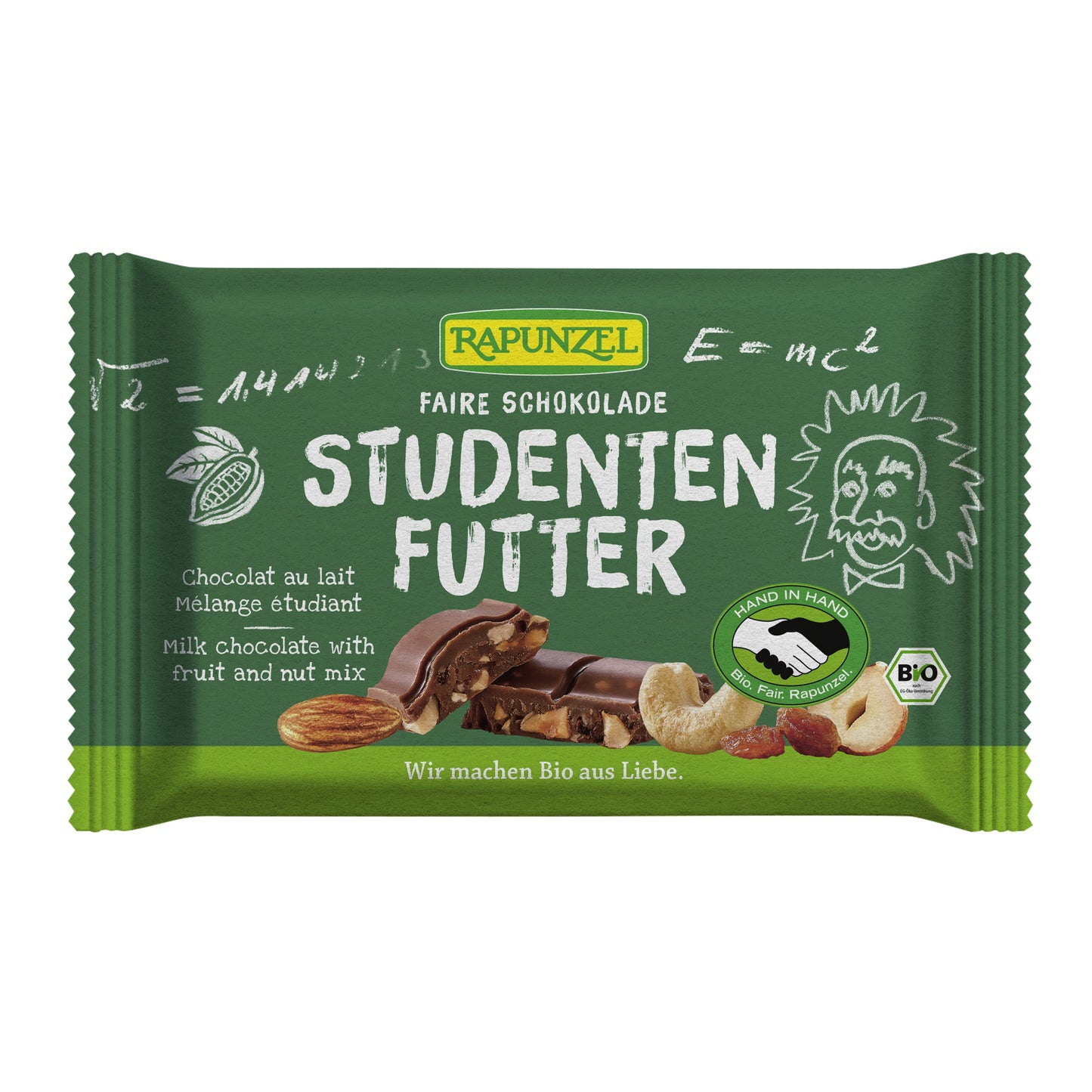 665254 Čokoláda mléčná studentská směs 100 g BIO   RAPUNZEL-1
