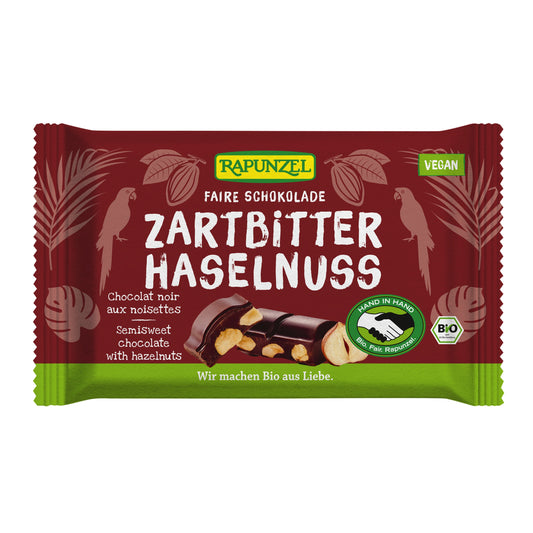 665255 Čokoláda hořká s lískovými oříšky 100 g BIO   RAPUNZEL-1