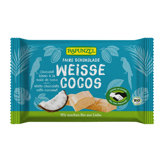 665259 Čokoláda bílá s kokosem 100 g BIO   RAPUNZEL-1