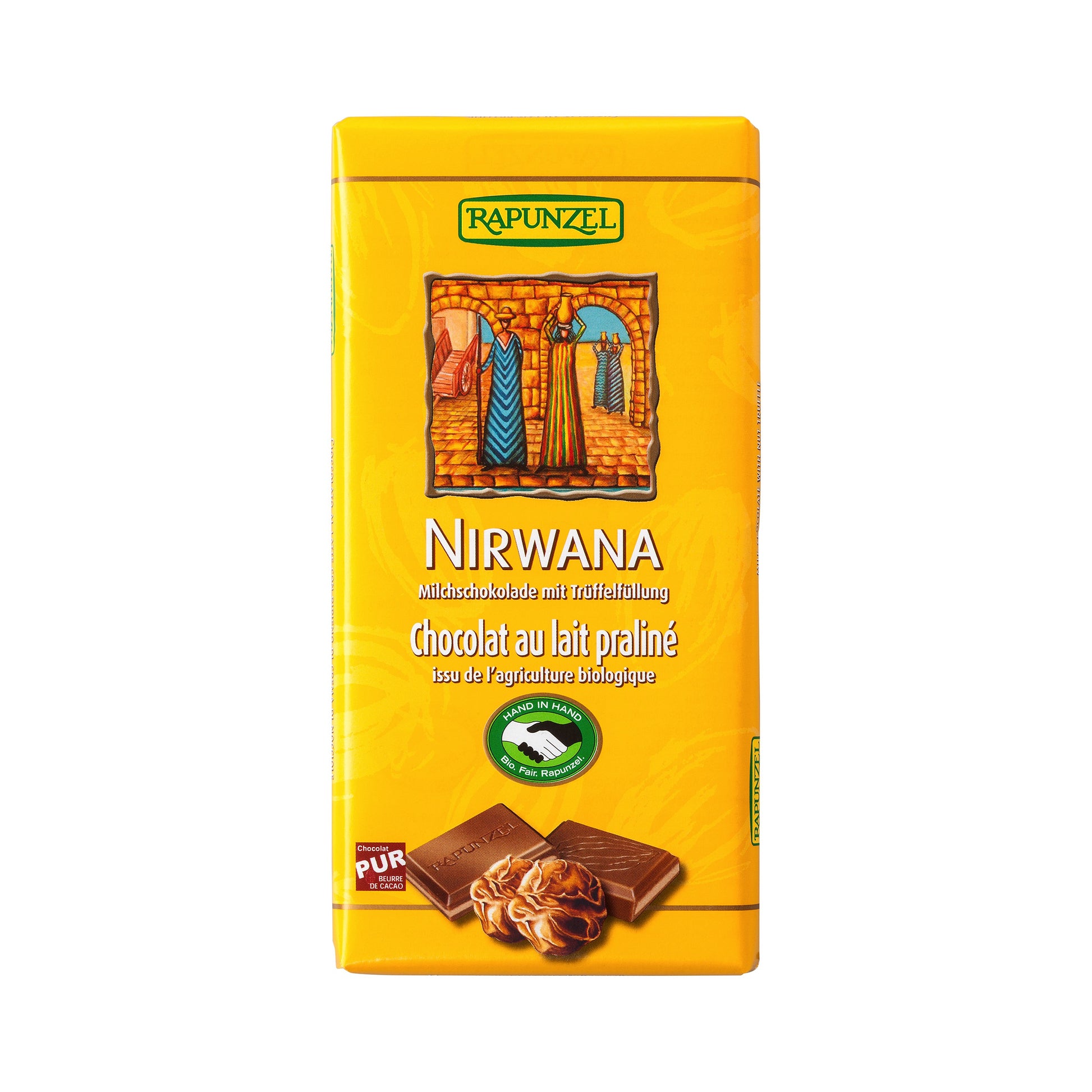 665267 Čokoláda mléčná Nirwana 100 g BIO   RAPUNZEL-1