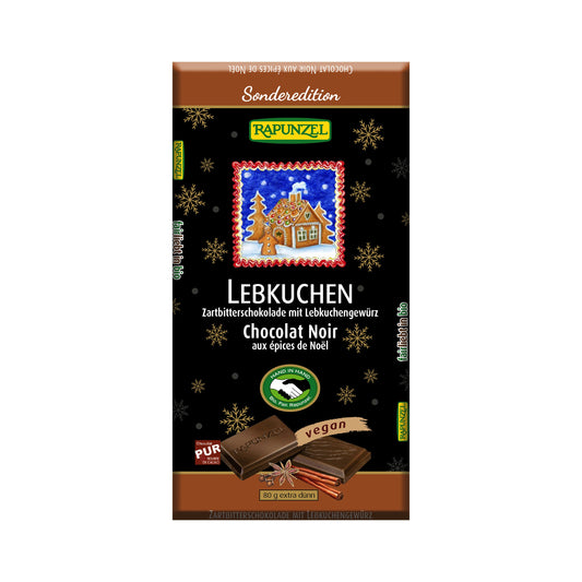 665273 Čokoláda hořká s perníkovým kořením 80 g BIO   RAPUNZEL-1