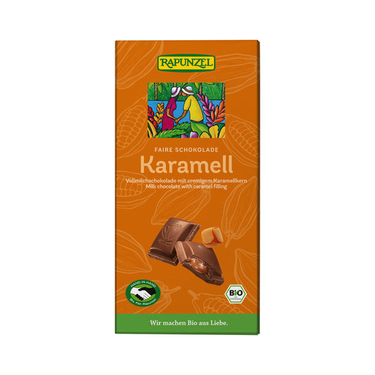 665279 Čokoláda mléčná Karamel 100 g BIO   RAPUNZEL-1