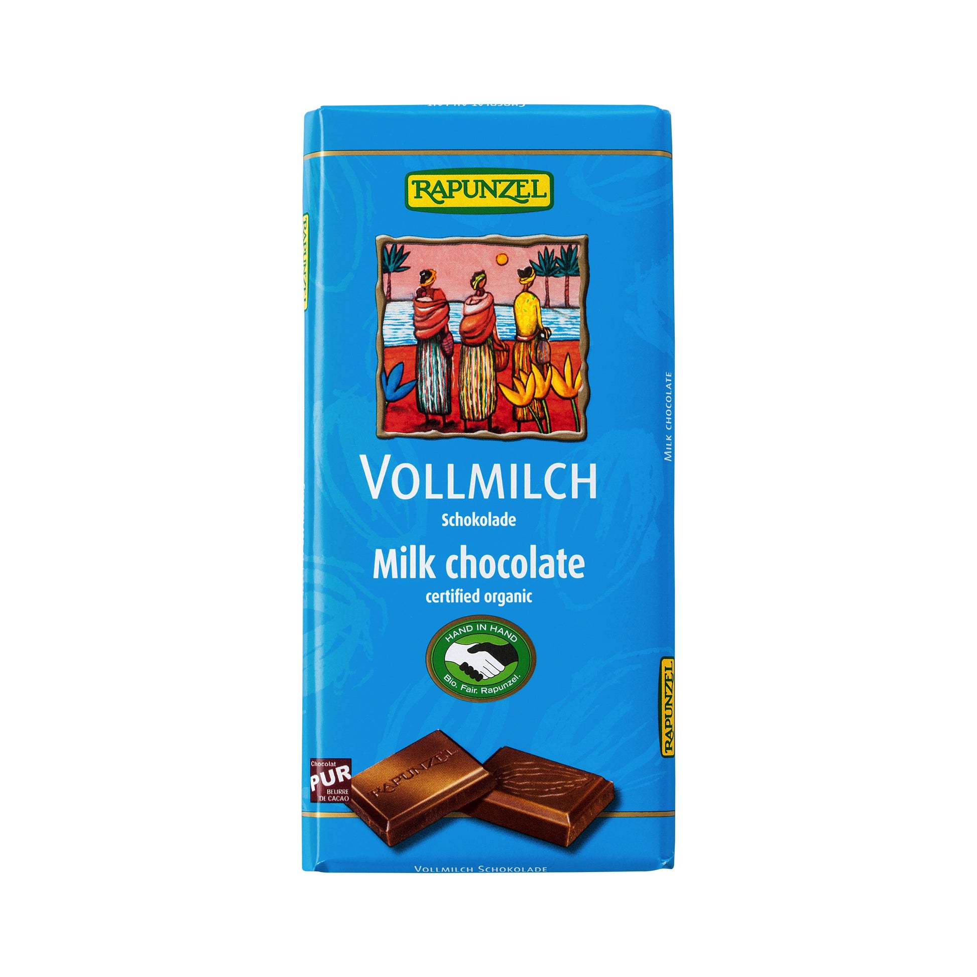 665281 Čokoláda mléčná 38 % 100 g BIO   RAPUNZEL-1