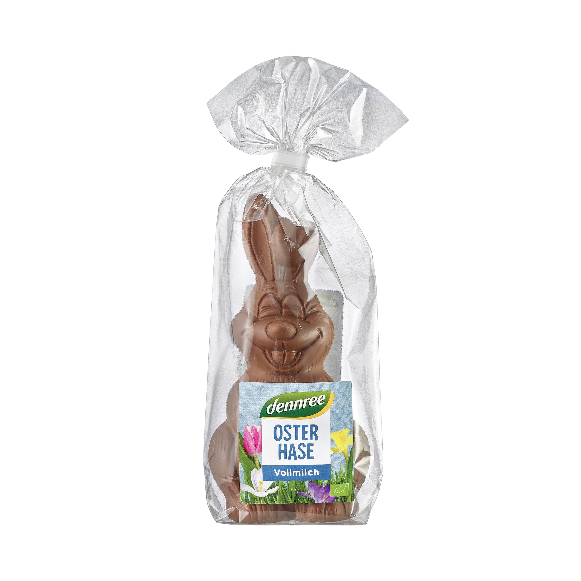 665291 Figurka čokoládová mléčná velikonoční zajíček 75 g BIO   DENNREE-1