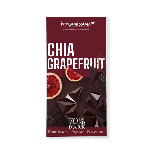 665351 Čokoláda tmavá chia-grapefruit 60 g BIO   BENJAMÍSSIMO-1