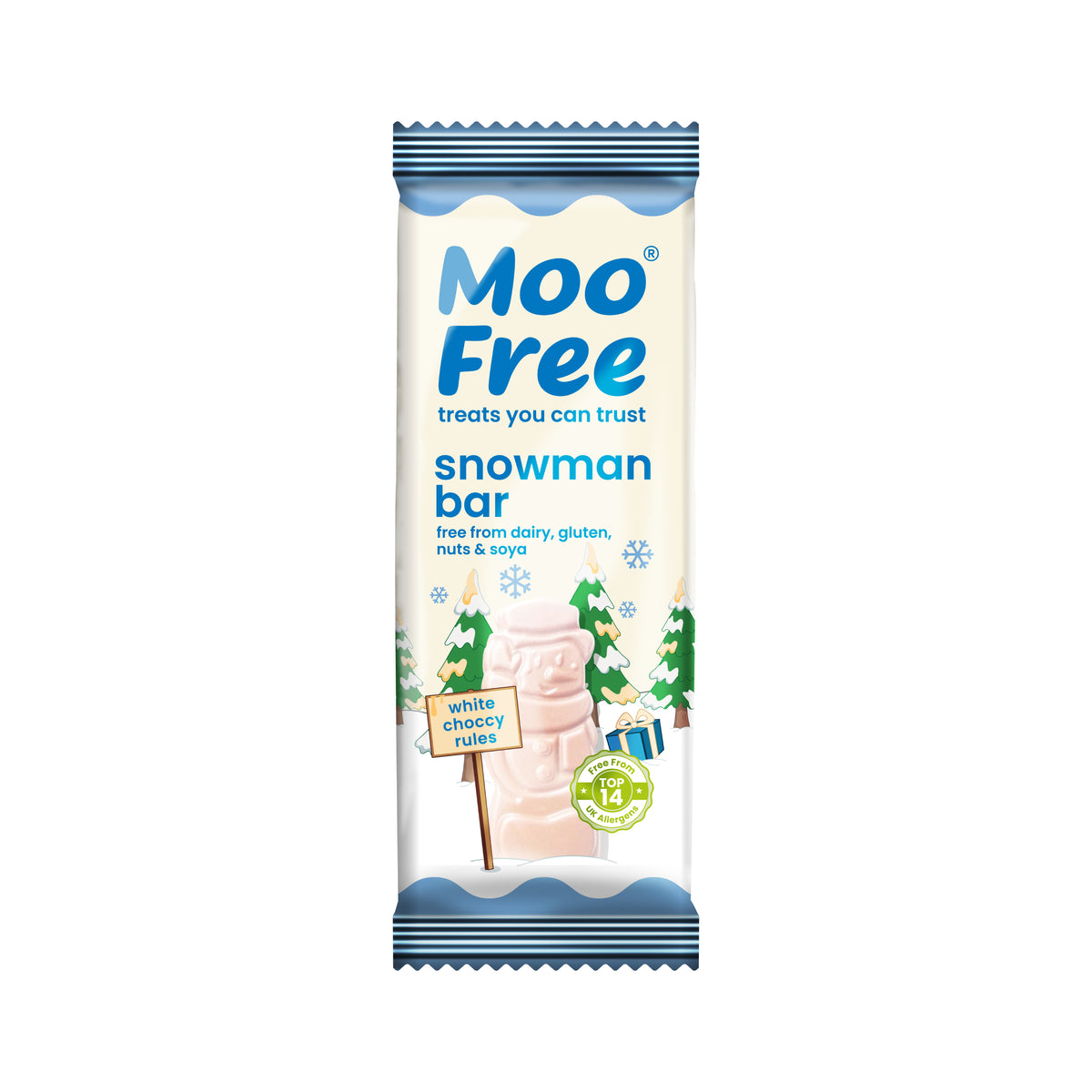 665403 Tyčinka bílá Sněhulák 30 g   MOO FREE-1