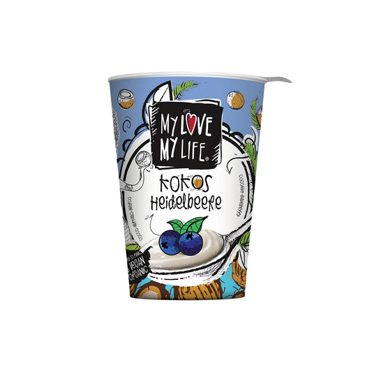 711093 Zakysaný kokosový Borůvka 180 g BIO   MY LOVE MY LIFE-1