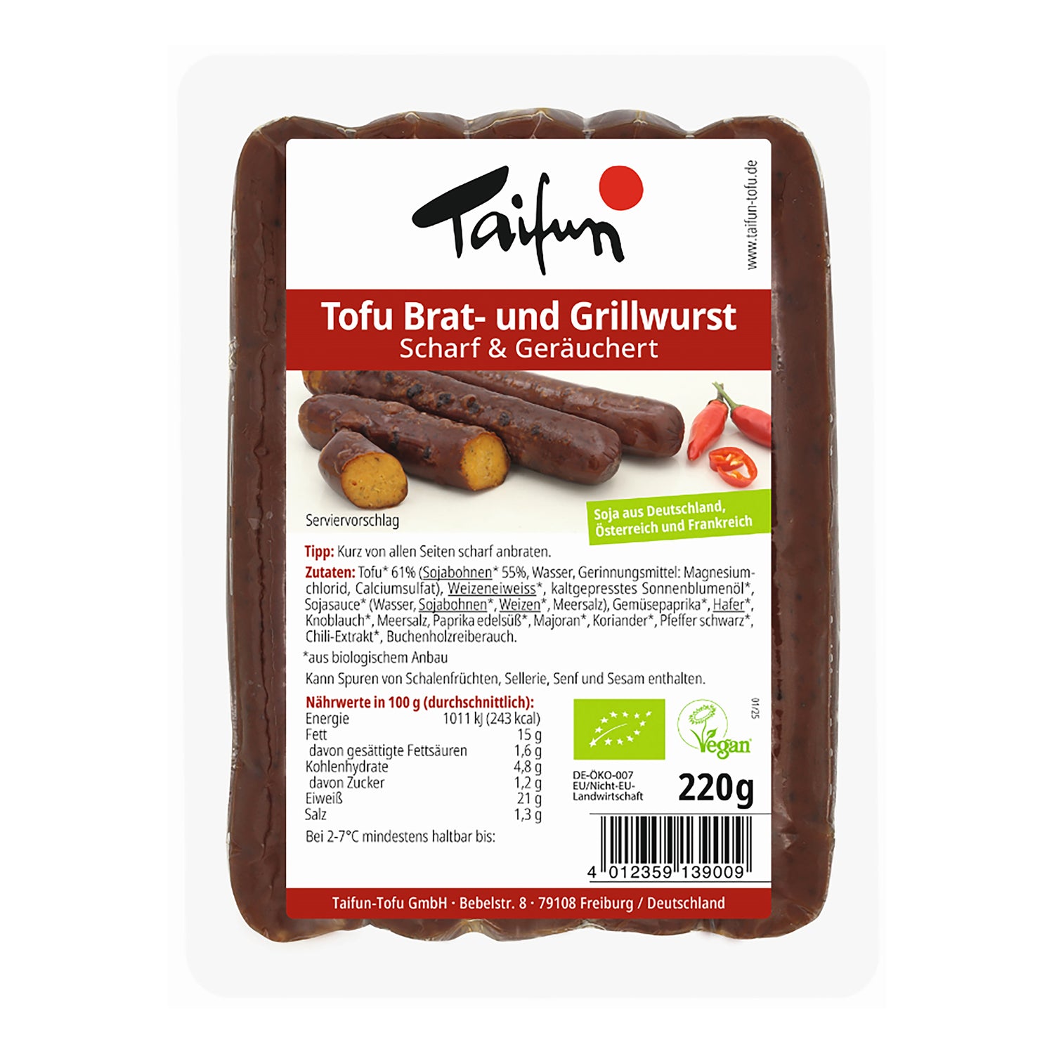711102 Tofu alternativa párku 220 g BIO   TAIFUN-1