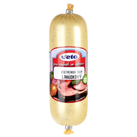 712019 Salám lahůdkový vegetariánský 220 g   VETO ECO-1