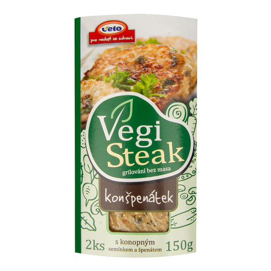 712128 Vegi steak konšpenátek 150 g   VETO ECO-1
