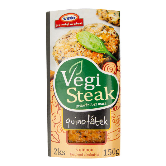 712129 Vegi steak quinofátek 150 g   VETO ECO-1