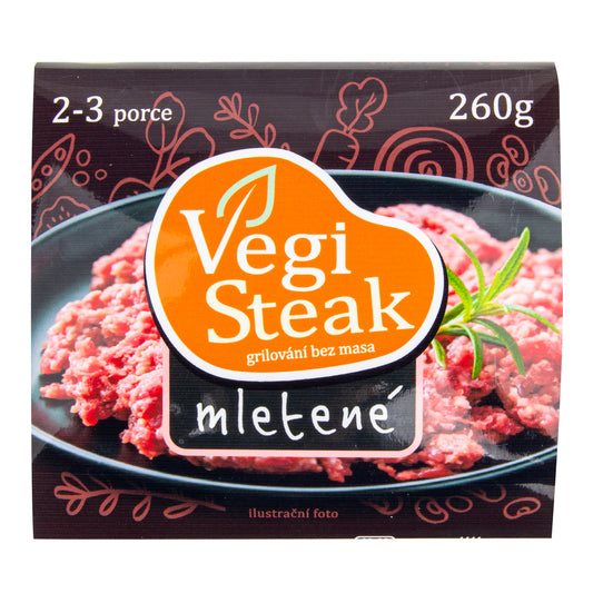 712134 Vegi steak mletené 260 g   VETO ECO-1